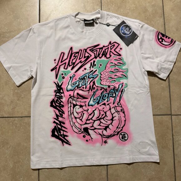 Hellstar No Guts No Glory T-Shirt - Picture 1 of 4